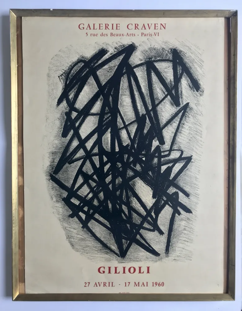 Cartaz Gilioli - Galerie Craven