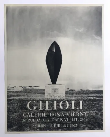 Cartaz Gilioli - Galerie Dina Vierny
