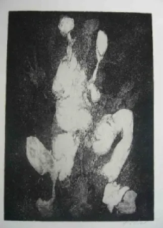 Água-Forte Gillet - Nymphe des rats