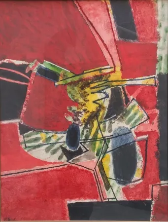 Sem Técnica Gilot - Nature morte cubiste