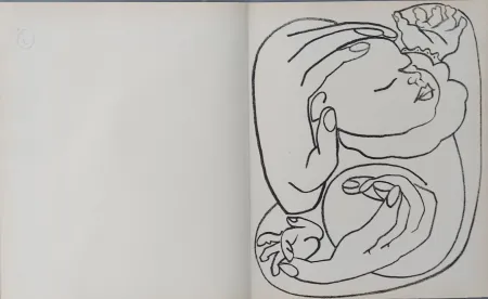 Litografia Gilot - PAGES  D AMOUR : LE  BEBE  S 8 i