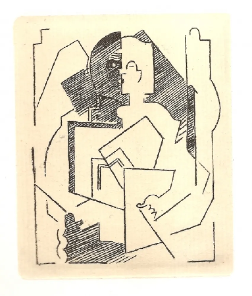 Gravura Gleizes - Pascal.  Pensées sur l'homme et Dieu (restrikes of 22 etchings) 