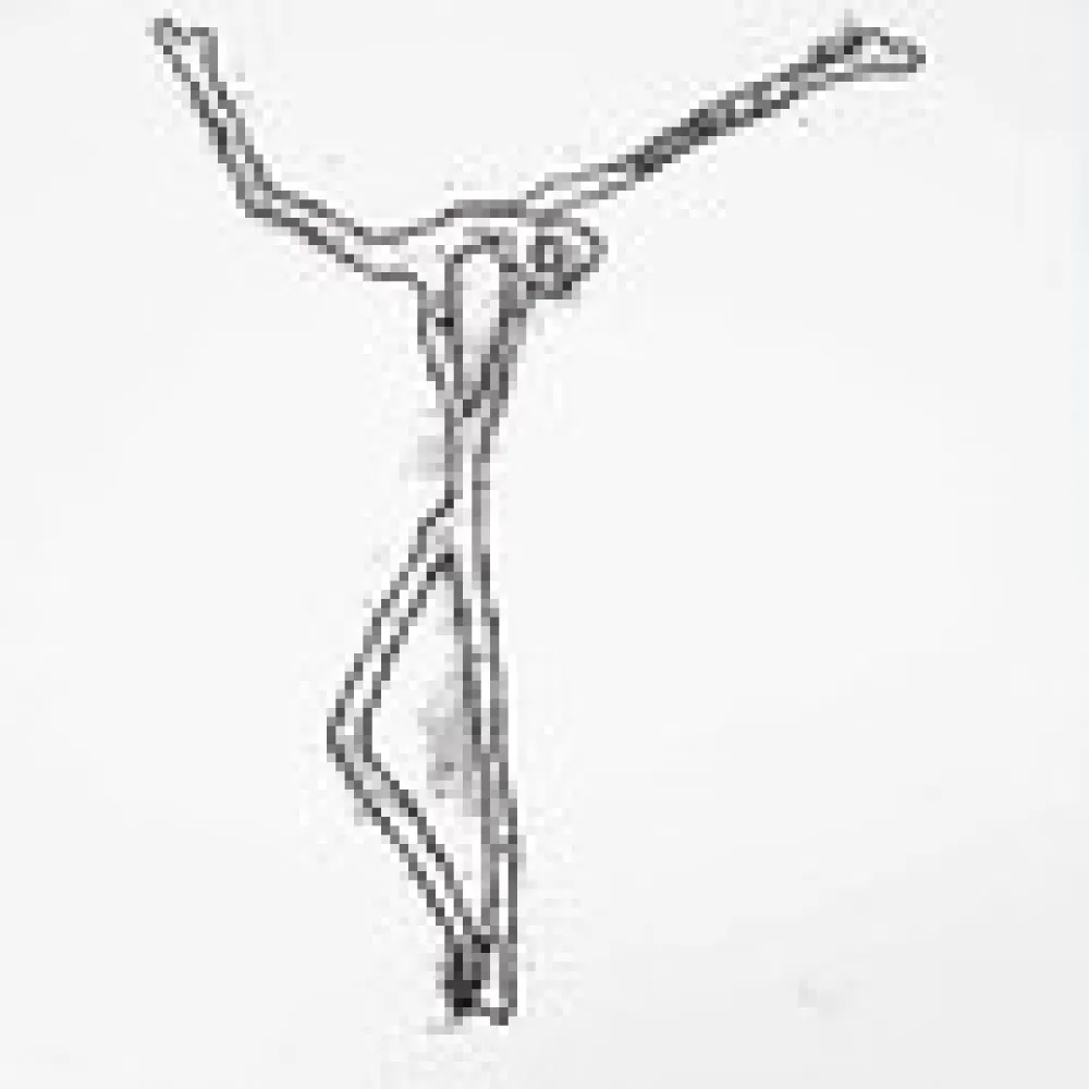 Serigrafia Goeritz  - Christ 2 