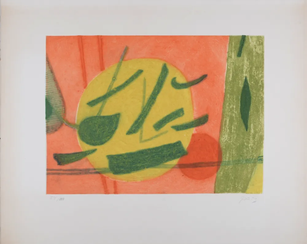 Água-Forte Goetz - Abstract Composition #3, 1973