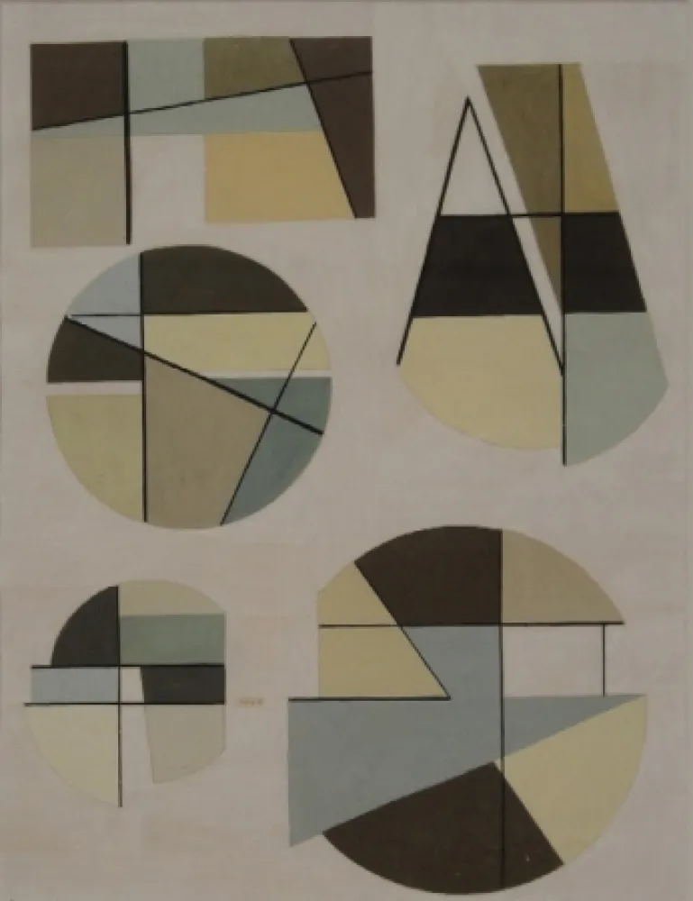 Monotipia Golubov - Untitled