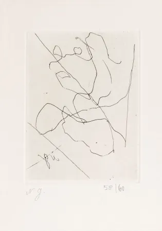 Água-Forte Goncharova - Senza titolo