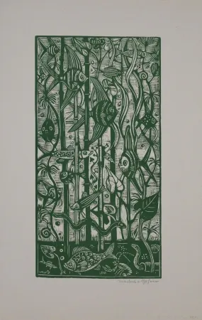 Xilogravura Gosen (Von) - Aquarium