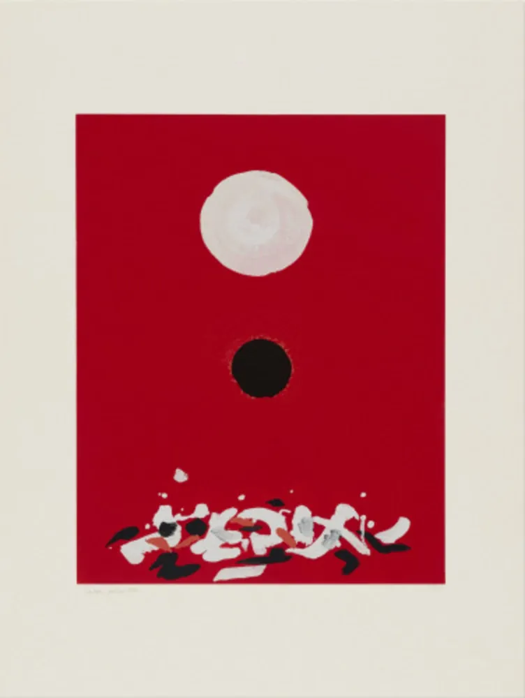 Serigrafia Gottlieb - Crimson Ground