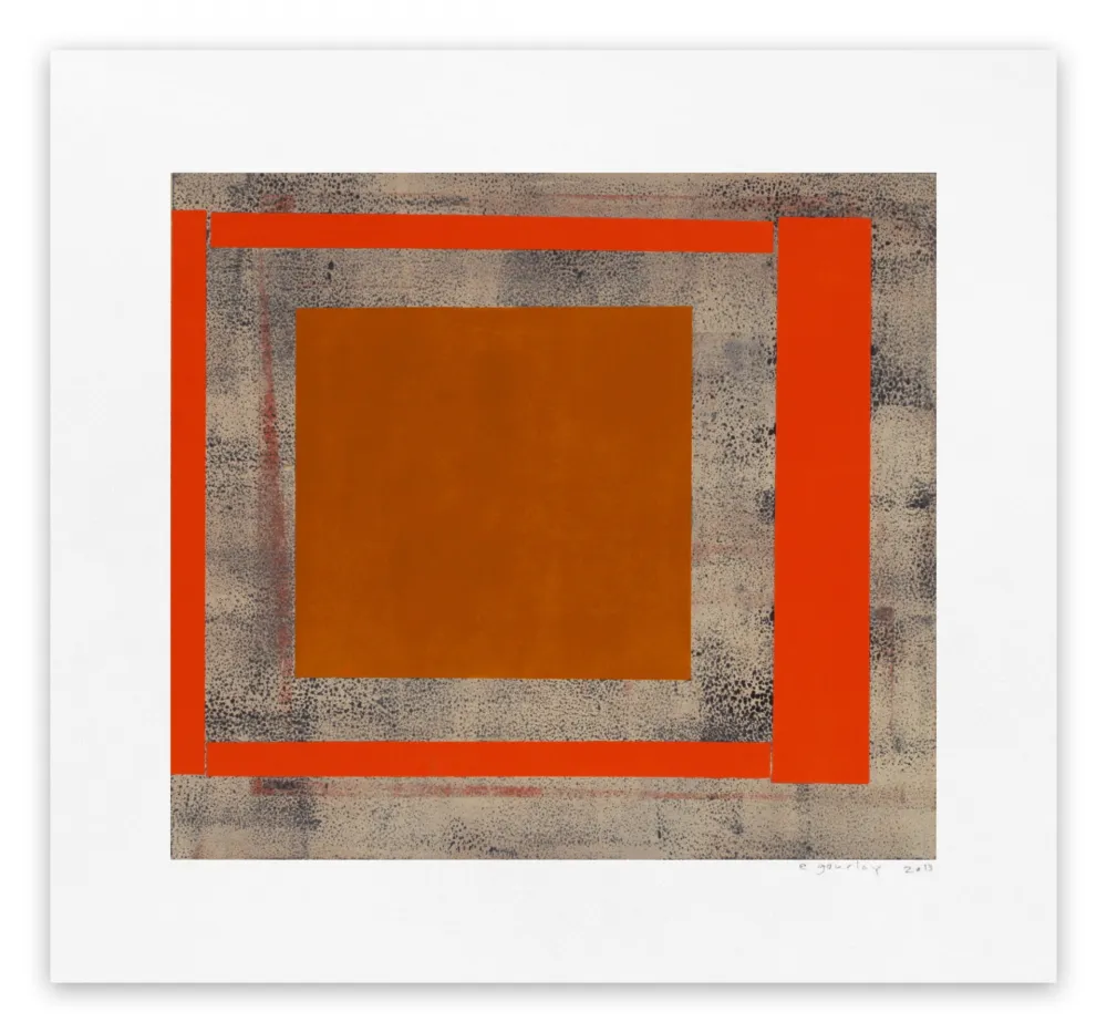 Monotipia Gourlay - Ochre red ash