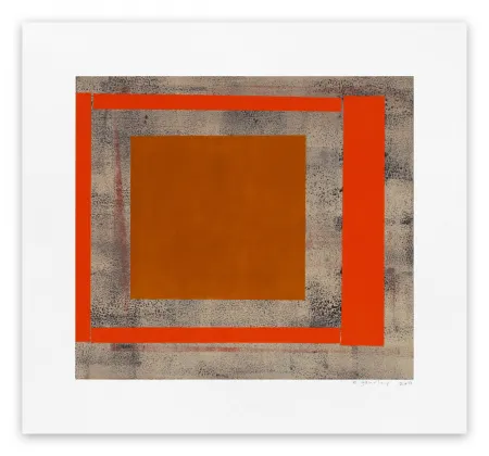 Monotipia Gourlay - Ochre red ash