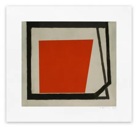 Monotipia Gourlay - Winter tulip 2