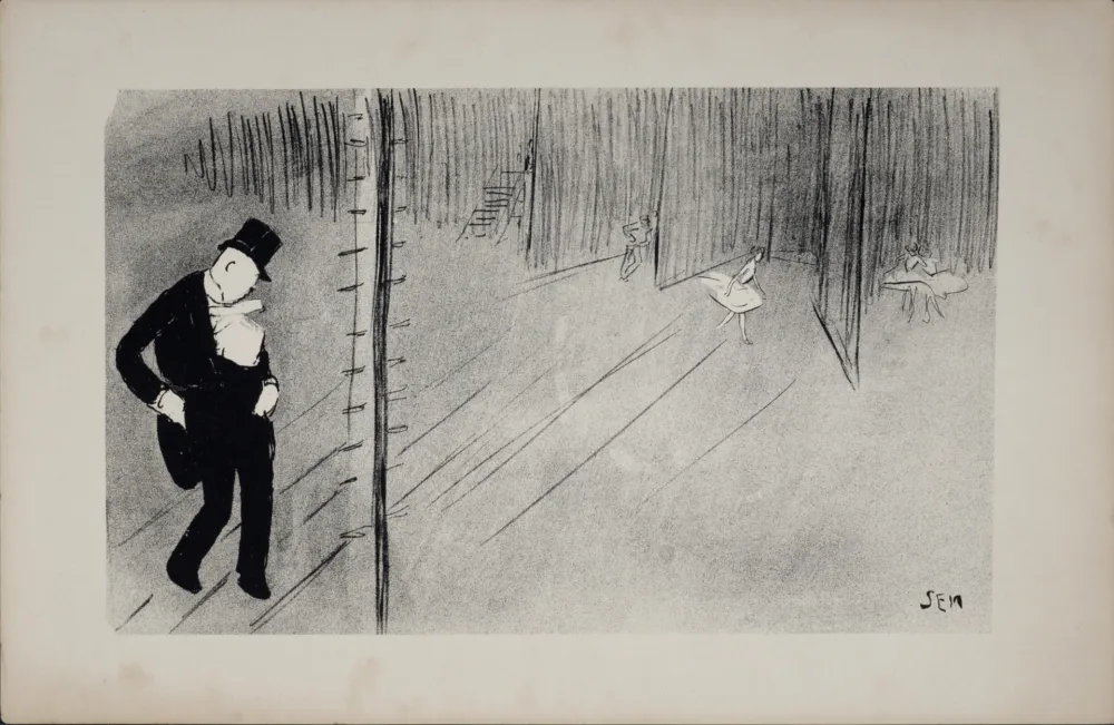 Litografia Goursat - M. Bachelot, 1901