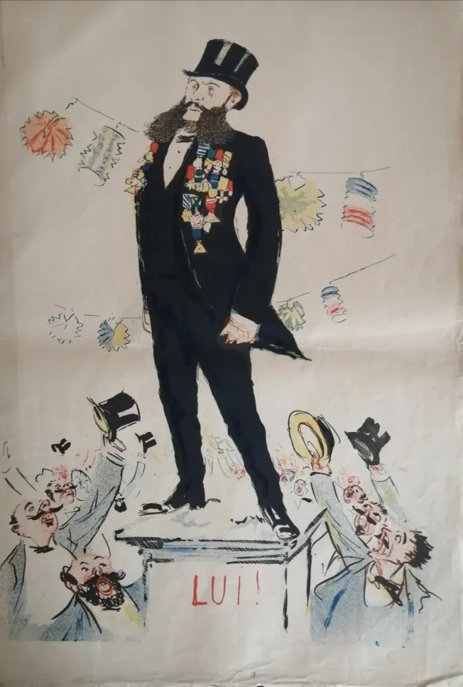 Litografia Goursat - SEM - Caricature Album Marseillais