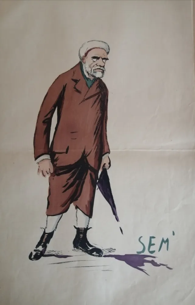 Litografia Goursat - SEM - Caricature Album Marseillais