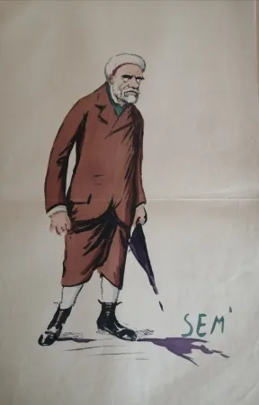 Litografia Goursat - SEM - Caricature Album Marseillais