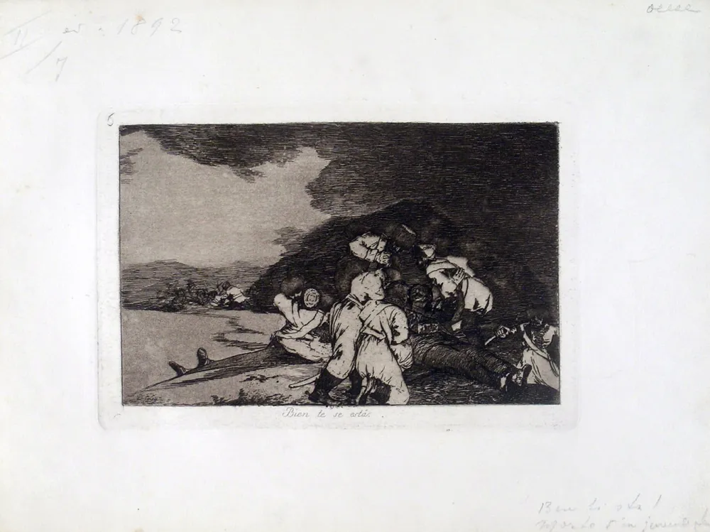Água-Forte E Água-Tinta Goya - BIEN TE SE ESTA' 