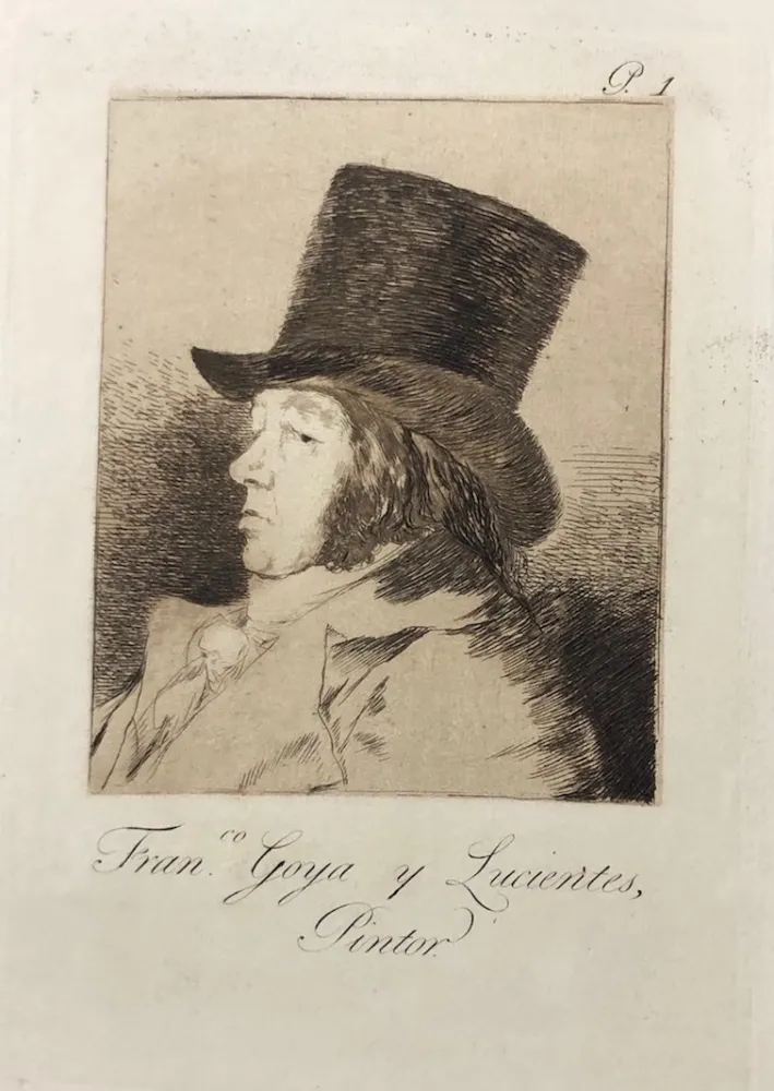 Água-Forte Goya - Capricho1. Francisco , Goya y Lucientes pintor