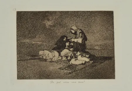 Água-Forte E Água-Tinta Goya - DE QUE SIRVE UNA TAZA?