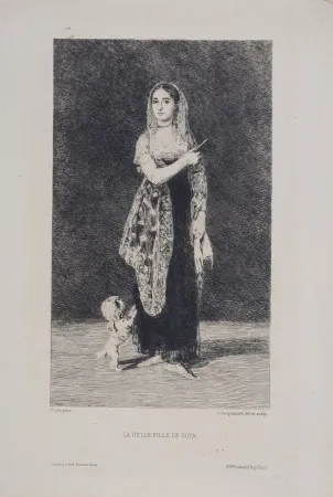 Água-Forte Goya - La Belle-Fille de Goya