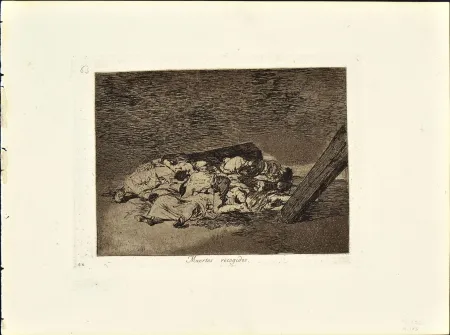 Água-Forte E Água-Tinta Goya - MUERTOS RECOGIDOS