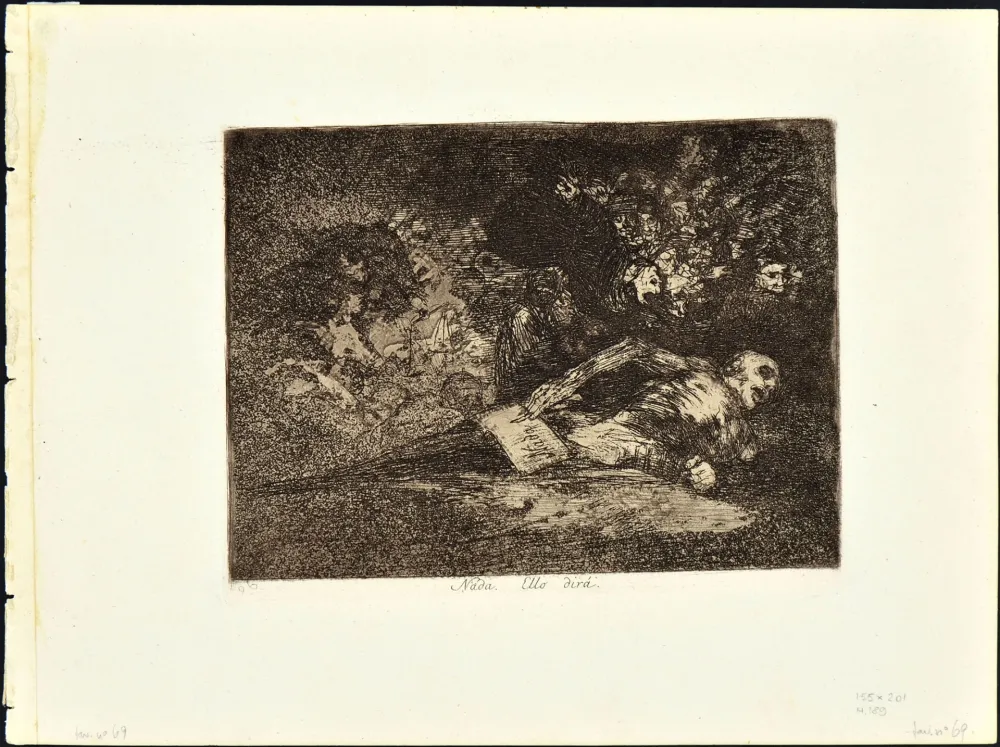 Água-Forte E Água-Tinta Goya - NADA. ELLO DIRA'