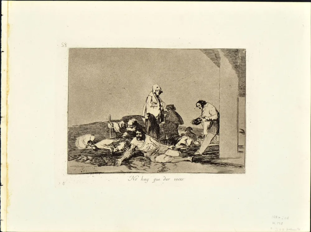 Água-Forte E Água-Tinta Goya - NO HAY QUE DAR VOCES