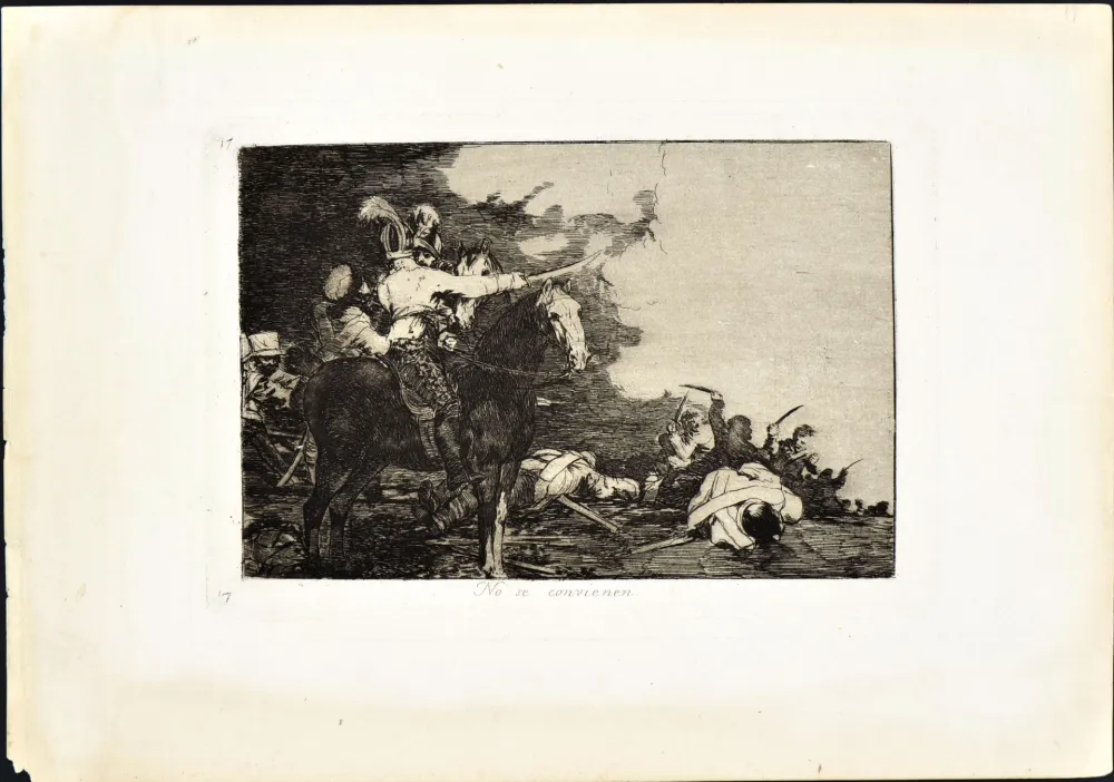 Água-Forte E Água-Tinta Goya - NO SE CONVIENEN