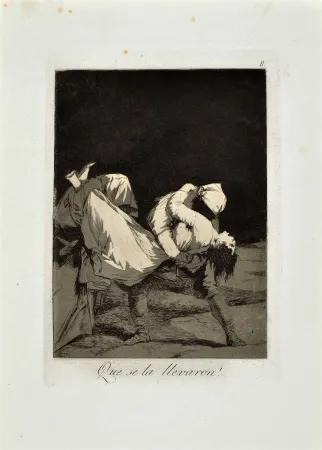 Água-Forte E Água-Tinta Goya - QUE SE LA LLEVARON!