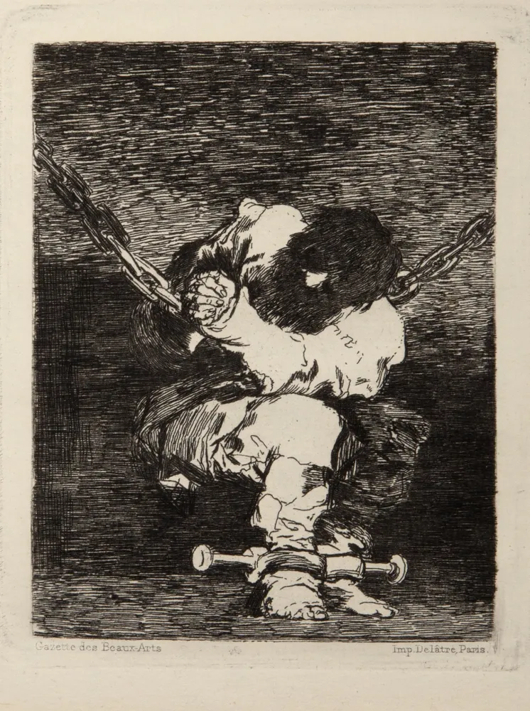 Gravura Goya - The Custody is as Barbarous as The Crime
