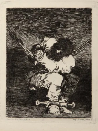 Gravura Goya - The Custody is as Barbarous as The Crime