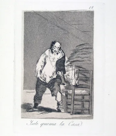 Água-Forte E Água-Tinta Goya - YSELE QUEMA LA CASA 