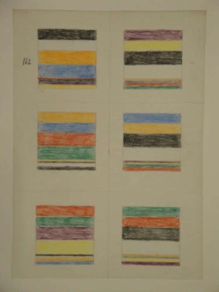 Sem Técnica Graeser - Skizzenblatt, um 1961. 