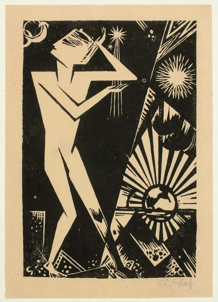 Xilogravura Graf - Austeigender Tag (Rising Day)