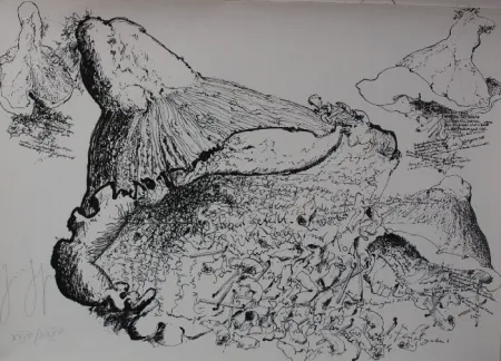 Litografia Grass - Senza titolo