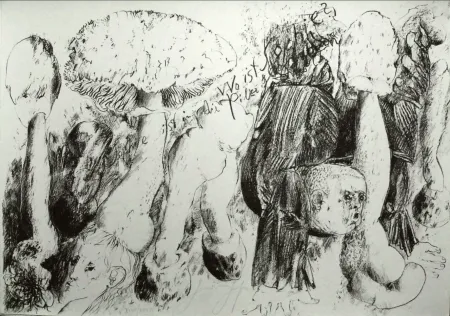 Litografia Grass - Senza titolo