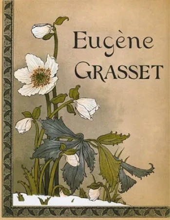 Litografia Grasset - Roses de Noël / Christmas Roses
