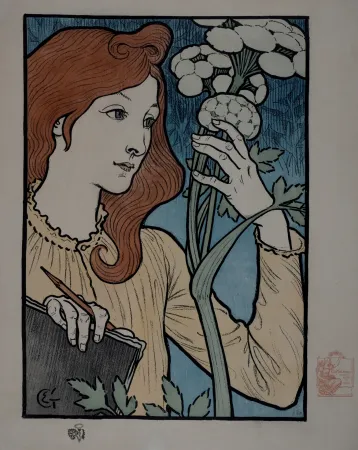 Cartaz Grasset - Salon des Cent / Exposition E. Grasset. 1894 deluxe version