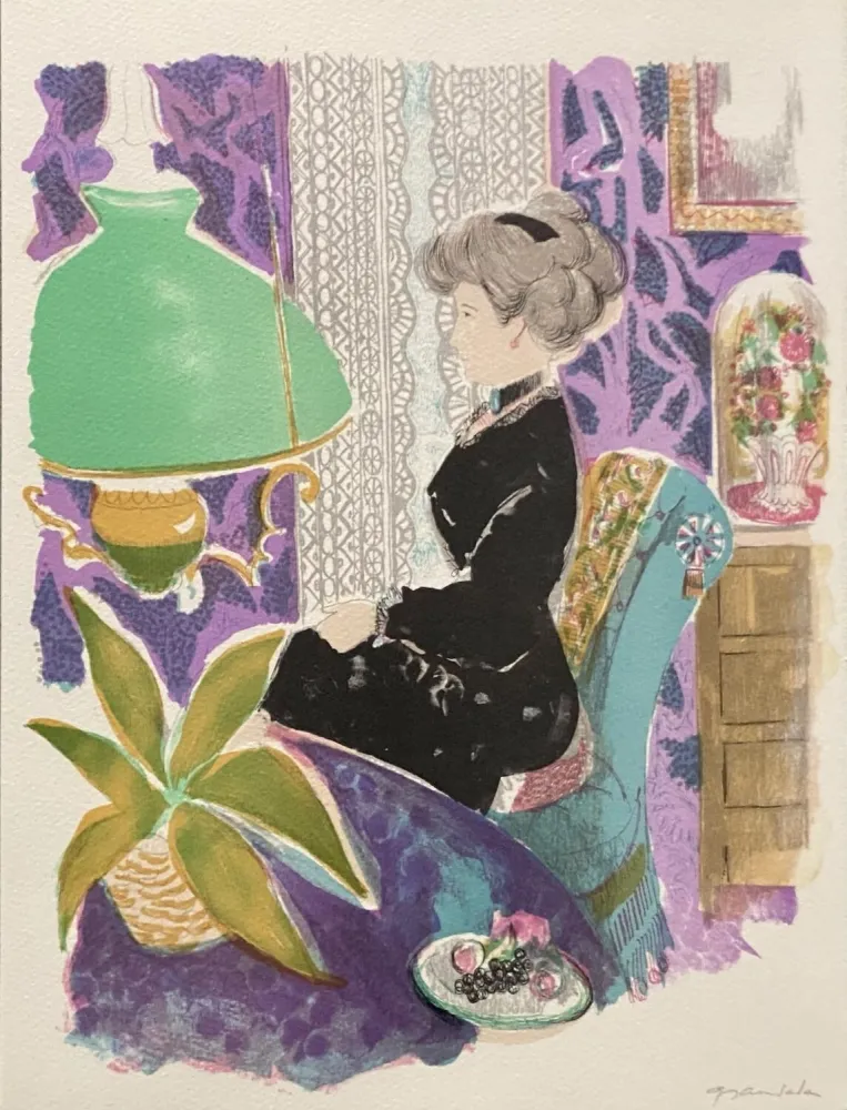 Litografia Grau Sala - Le petit ami