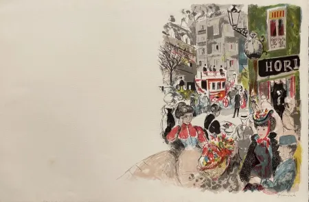 Litografia Grau Sala - Le petit ami