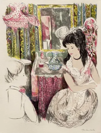 Litografia Grau Sala - Le petit ami