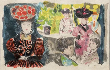 Litografia Grau Sala - Le petit ami