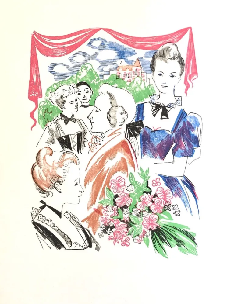 Xilogravura Grau Sala - Théâtre de Marivaux