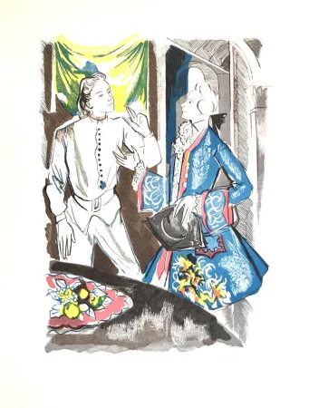 Xilogravura Grau Sala - Théâtre de Marivaux