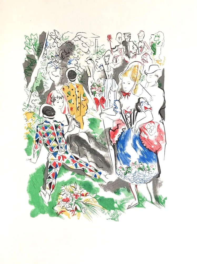 Xilogravura Grau Sala - Théâtre de Marivaux