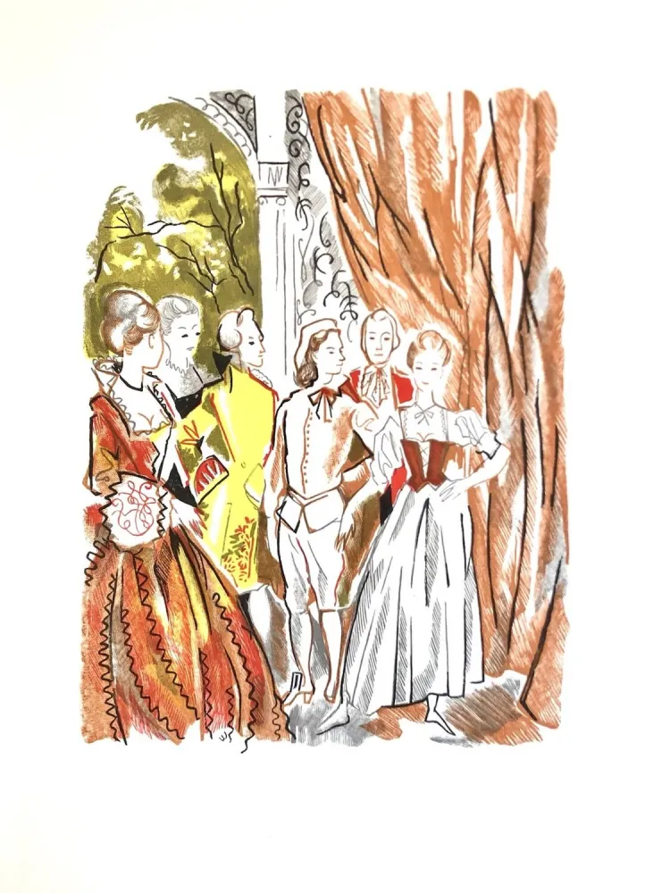 Xilogravura Grau Sala - Théâtre de Marivaux