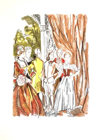 Xilogravura Grau Sala - Théâtre de Marivaux