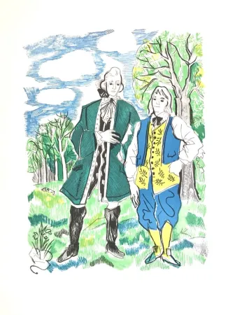 Xilogravura Grau Sala - Théâtre de Marivaux