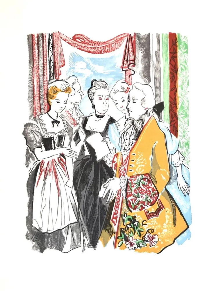 Xilogravura Grau Sala - Théâtre de Marivaux