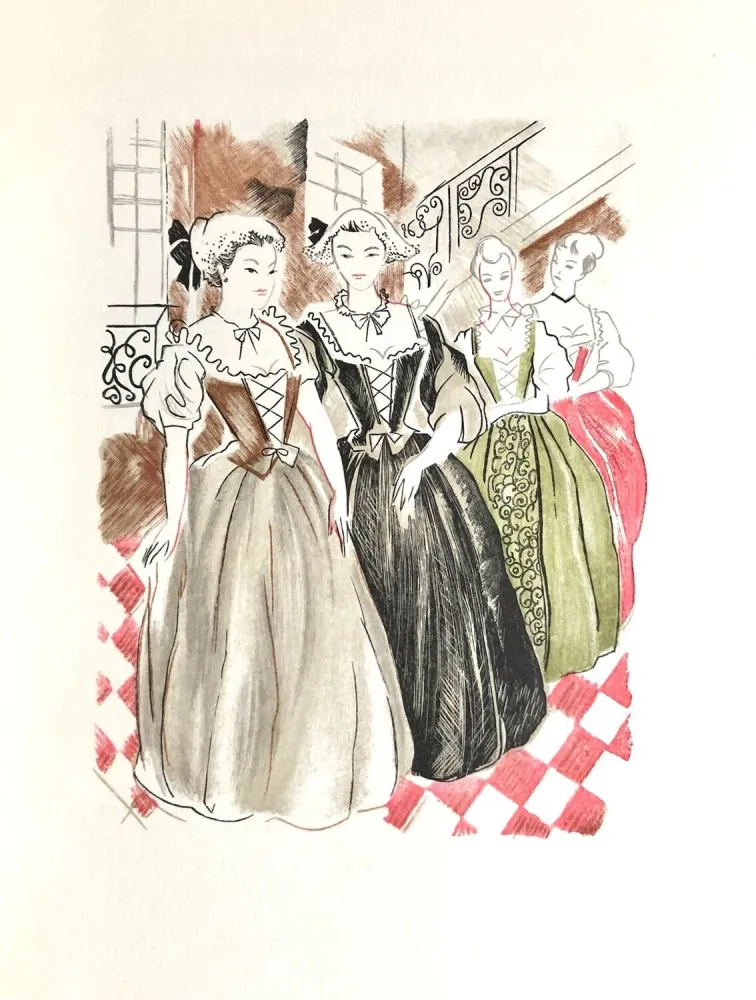 Xilogravura Grau Sala - Théâtre de Marivaux