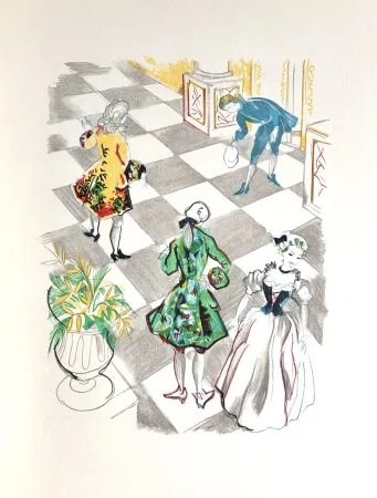 Xilogravura Grau Sala - Théâtre de Marivaux